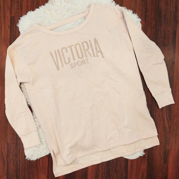 Victoria's Secret Tops - Victoria's Secret Sport Scoop Back Sweatshirt